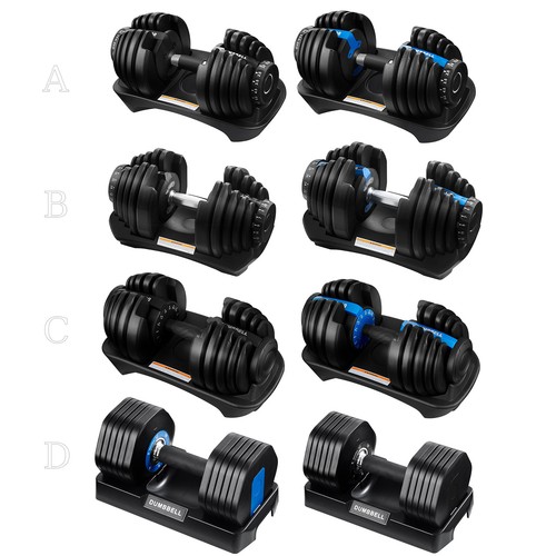 New adjustable dumbbell - adjustable,