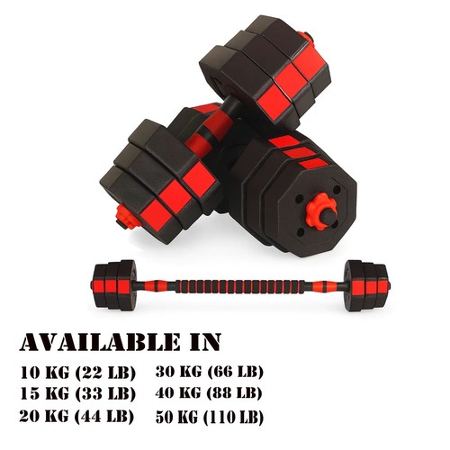 Adjustable dumbbells octagonal - adjustable,