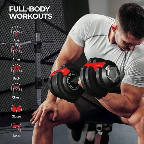 Adjustable dumbbell set 5kg - set, 12.5kg