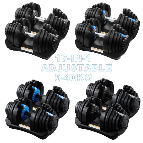 2x40kg adjustable dumbbell - adjustable,