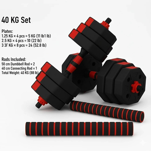 Adjustable octagonal dumbbell - octagonal,