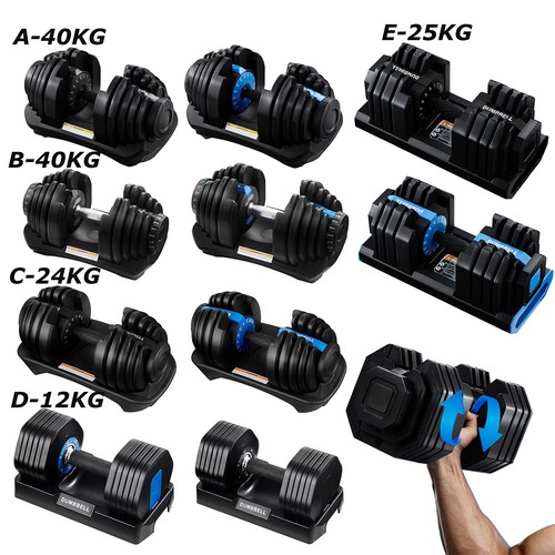 Adjustable dumbbell 40kg - adjustable, 12-40kg