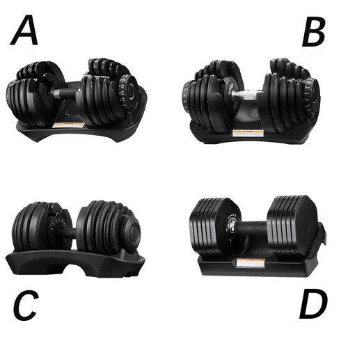 Single adjustable dumbbells - adjustable,