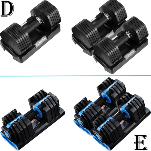 Adjustable dumbbells weights - adjustable,