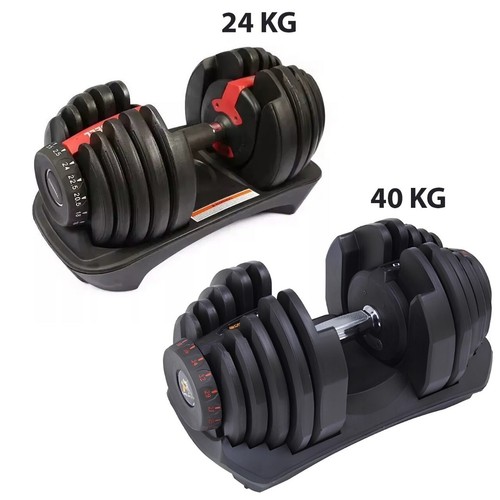 Adjustable dumbbell 24kg - adjustable, 24kg/40kg