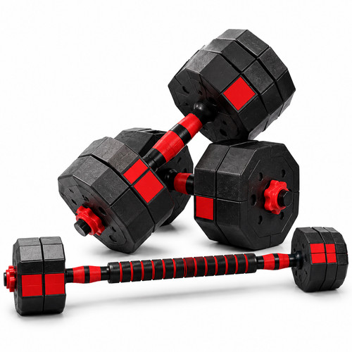 Dumbbells set adjustable - set,