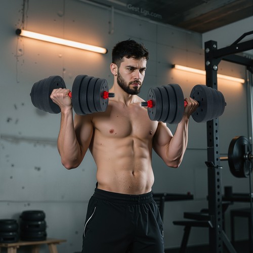 40kg dumbbell adjustable - dumbbell,